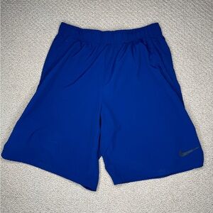 Nike Dri-Fit Workout Training Basketball Running Blue Shorts (Men’s Size Medium)